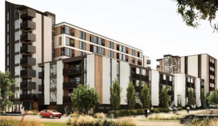 Risland Apartments Albany project in Albany, Auckland